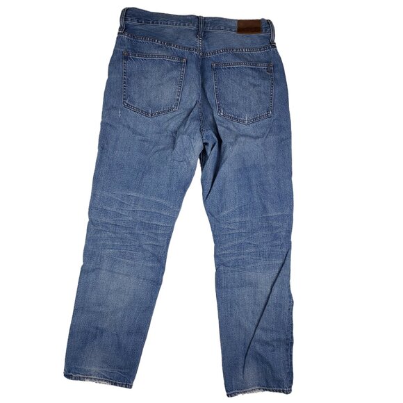 Madewell The Perfect Vintage Jean in Chet Wash: Distressed Edition Size 32 Rigid - Picture 4 of 16
